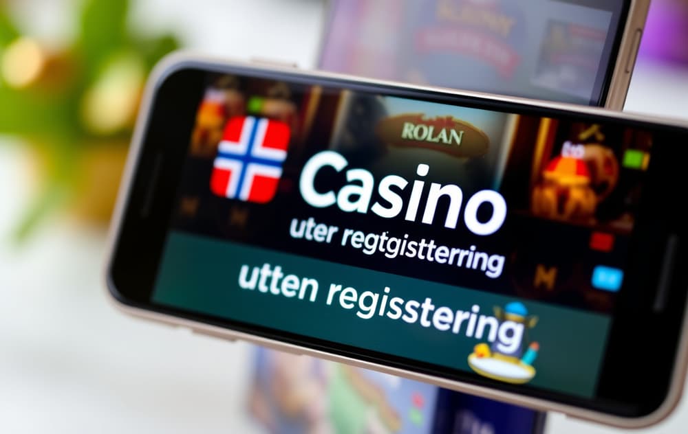 Smarttelefon med casino uten registrering og norsk flagg